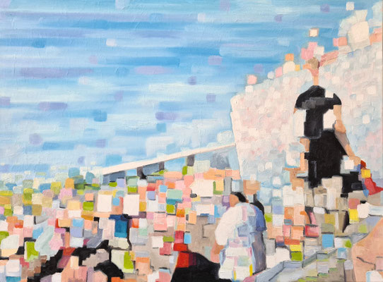 Beach II 01032021 Oil on canvas