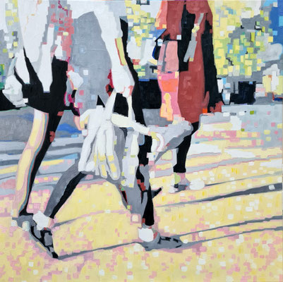 Late summer day 100 x 100 x 2 cm 15.03.2021