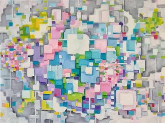 Spring  -  60 x 80 x 2 cm  - Acryl a Lwd  - 2022