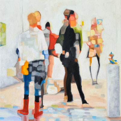 Exhibition 24  50 x 50 x 2 Oil on Canvas