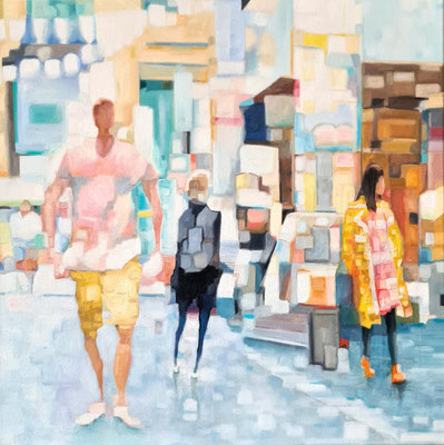 Innercity V 80 x 80 cm