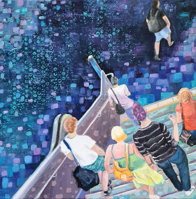 In to the blue 50 x 50 x 2 cm 30.04.2021