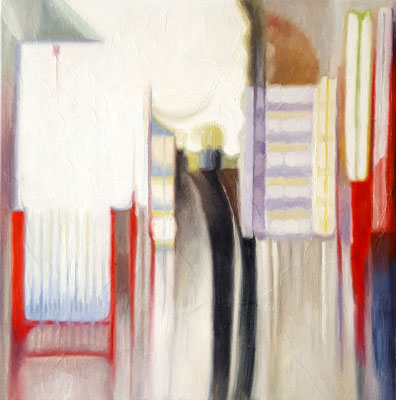 To and through II  50 x 50 cm  16032020  Ölfarbe auf Lwd
