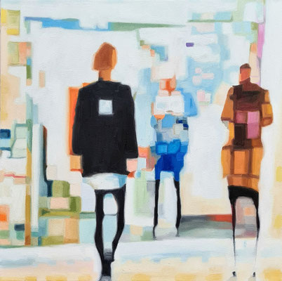 First Summer Day   50 x 50 x 2 cm   Oil on canvas