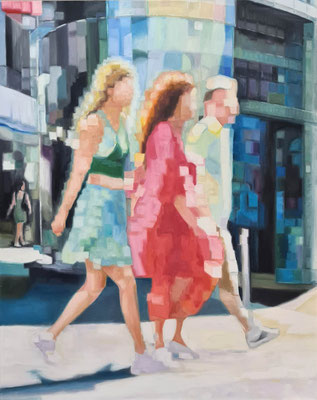 City People 25-1  100 x 80 cm Ölfarbe auf Leinwand