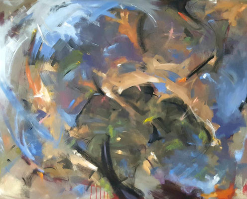 Steve Coleman  (Baum)- ca 110 x 150 x 2 cm - Acryl a Lwd - ca 2015