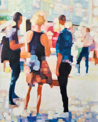 City People 25-2  100 x 80 cm Öl auf Lwd