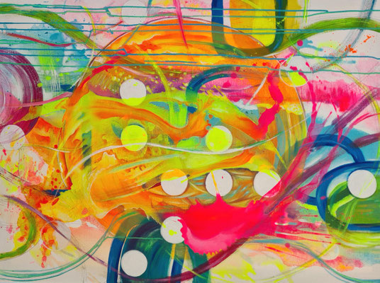 Juicy - 75 x 100 cm Acryl auf Leinwand - Mindestgebot 800 statt 2100,-