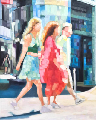 City People 25-1  100 x 80 cm Ölfarbe auf Leinwand