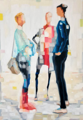 Exhibition 24-2  - Ölfarbe auf Leinwand -  100 x 70 cm  -  mind. 1900,-  (statt 2400,-)