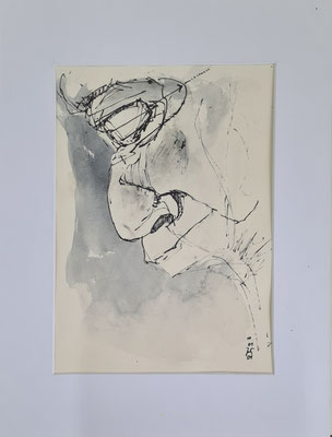 Denker A4 in 30 x 40 Passepartout