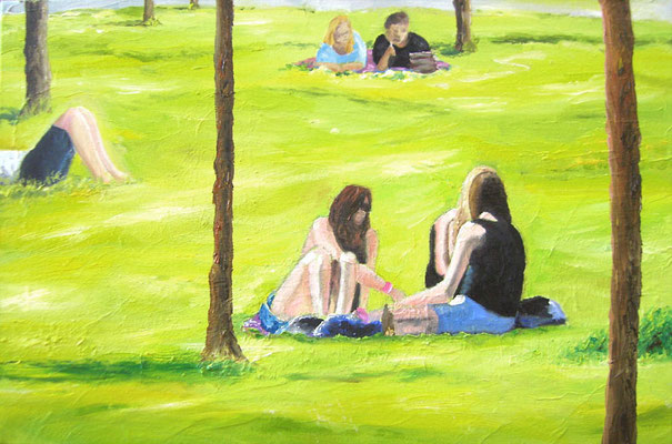 Sommerwiese  40 x 60 cm  17.07.2012