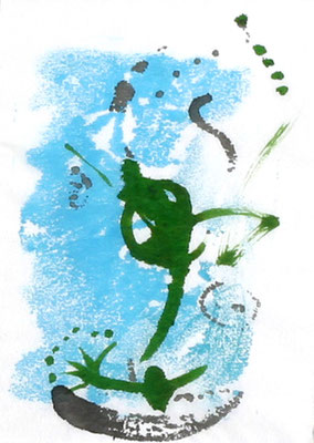 Das letzte Aufbäumen  21 x 15