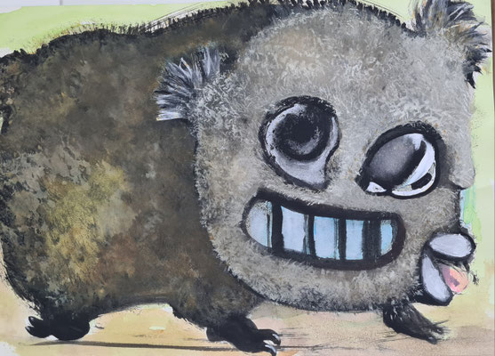 Grinsewombat  29,7 x 42