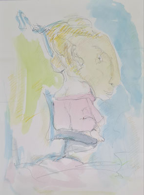 Pinky 29,7x42 cm 2004