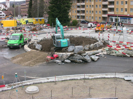 Kreiselbau, Kloten,Eberhard Gartenbau AG