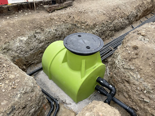 Eberhard Gartenbau AG Kloten, Erdsonden, Grabarbeiten