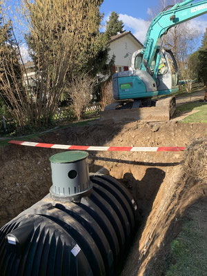  Eberhard Gartenbau AG Kloten, Wassertank 