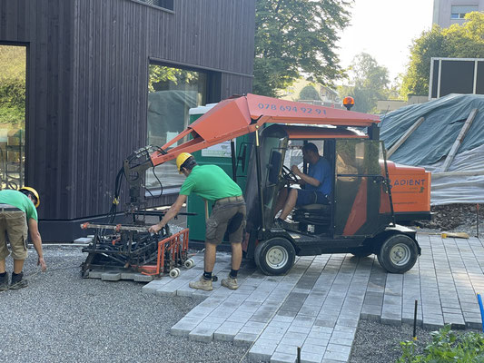  Eberhard Gartenbau AG Kloten, Verlegearbeiten 