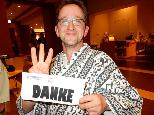 "Danke" für den zufriedenen Teilnehmer