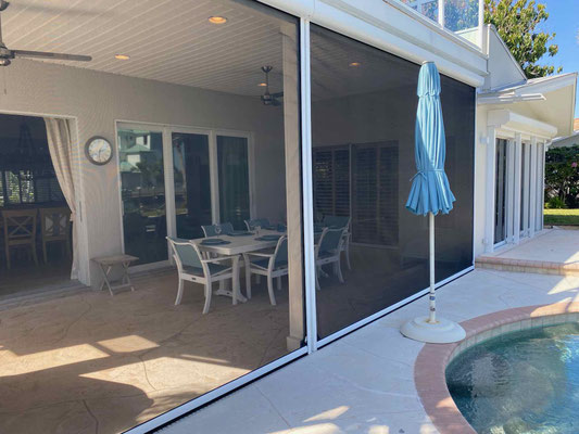 Mortorized Mosquito Screens