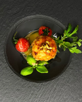 Veganer Tomatenknödel