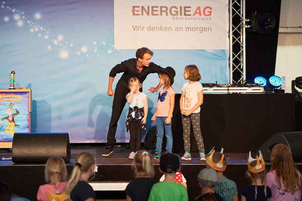 Energie AG Schulstartfest 2018 - Clown Zaubershow Flo Granzner (c) Mathias Lauringer
