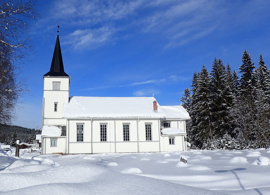Austbygde kirke vinter