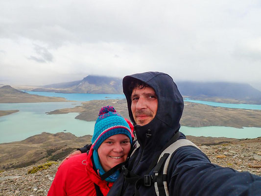 Das Wetter ändert sich schnell im Perito Moreno Nationalpark...
