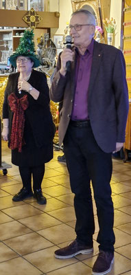 Begrüßung durch Gudrun und Hans