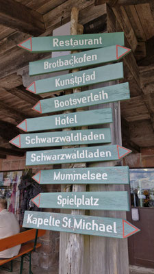 Hinweisschilder