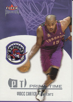 2002-03 Fleer Premium Prime Time #2 Vince Carter