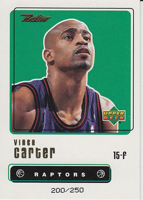 1999-00 Upper Deck Retro Gold #38 Vince Carter