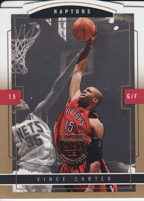 2003-04 SkyBox LE Gold Proofs #40 Vince Carter