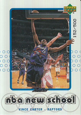 1999-00 Upper Deck Retro Old S New S Parallel #S24 Vince Carter