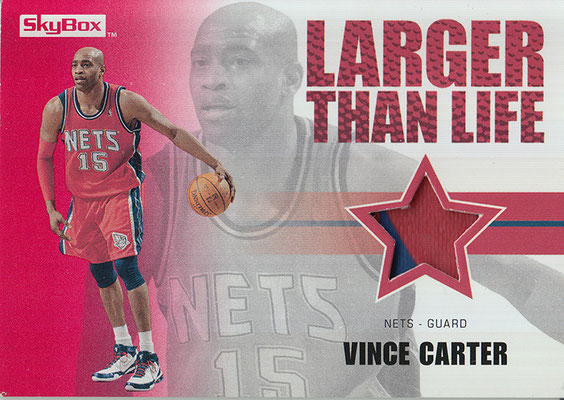 2008-09 SkyBox Larger Than Life Patches #LLVC Vince Carter