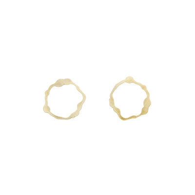 Petite Komu earrings - Messing