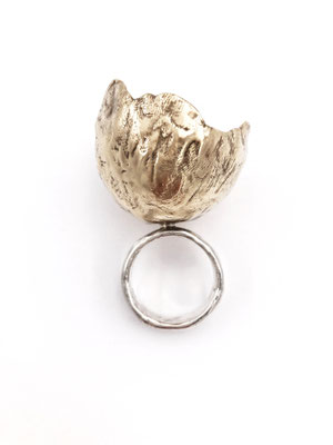 Dora Des - Ring "Chalice" - Silber, Bronze