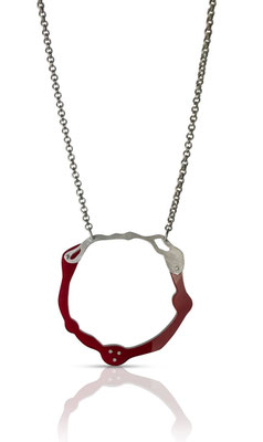 Kelp necklace-Silber, Plexiglas