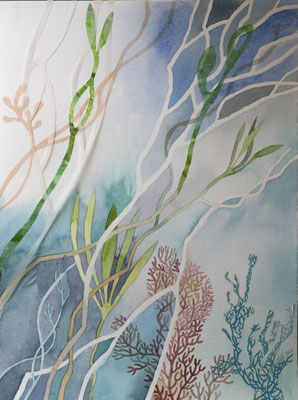  „Unterwasserlandschaft“ (Aquarell)