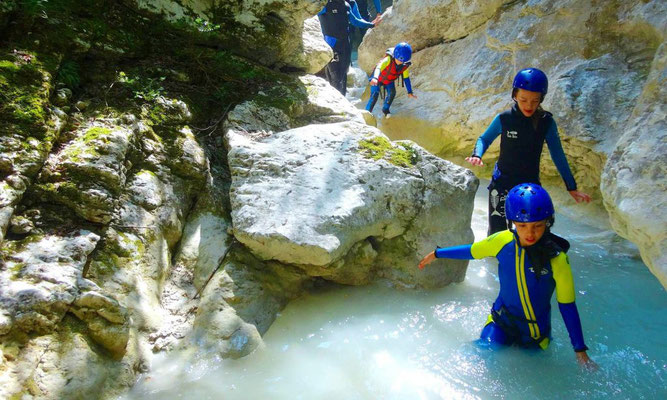 Canyoning famille verdon castellane