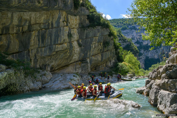 family rafting verdon river