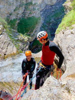 canyoning southern alps