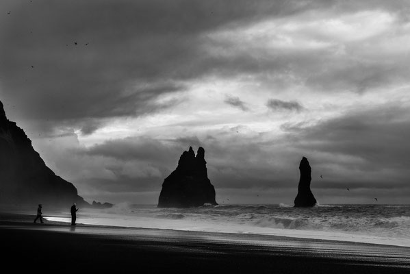 Plage de sable noir - Vik