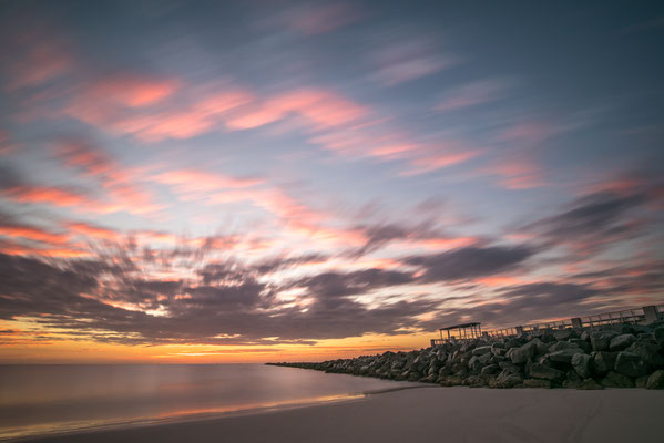 Lever de soleil à South Pointe Park Pier