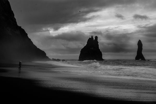 Plage de sable noir - Vik