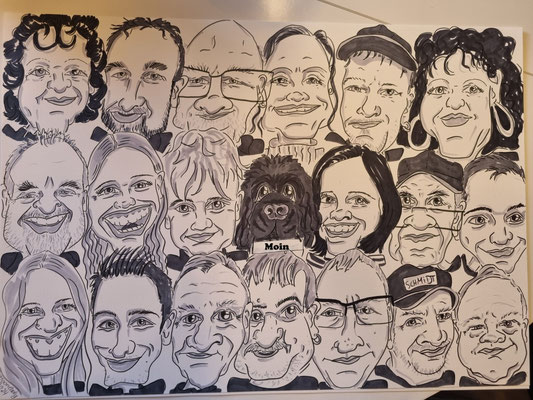Live-Karikaturen