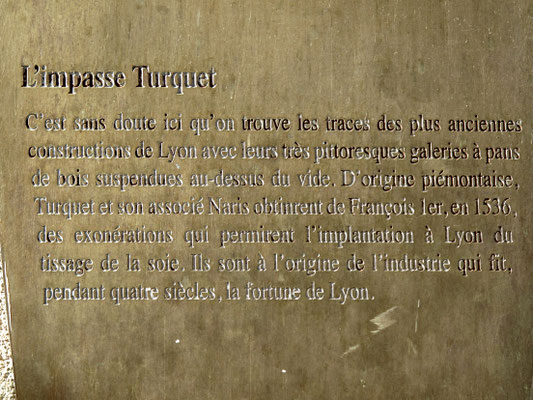 impasse Turquet Lyon 5ème