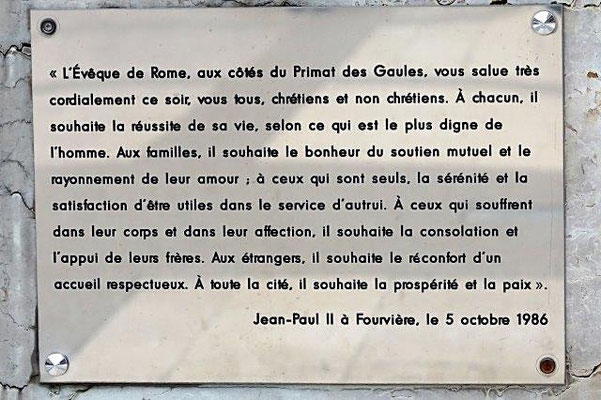 parvis de Fourvière Lyon 5ème
