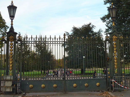 Entrée Parc Tête d'Or, avenue Verguin